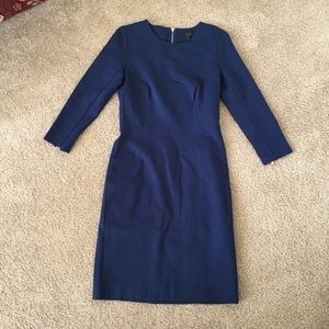 J. Crew Structured Knit Zip Dress